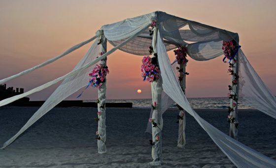 Boda en la playa de Meliá Las Américas