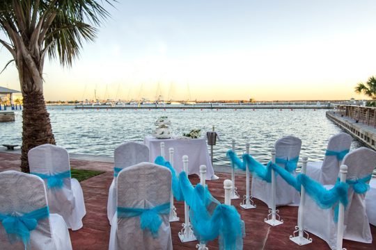 Bodas en el Paseo Marítimo de Meliá Marina Varadero