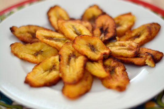 Plátano maduro frito