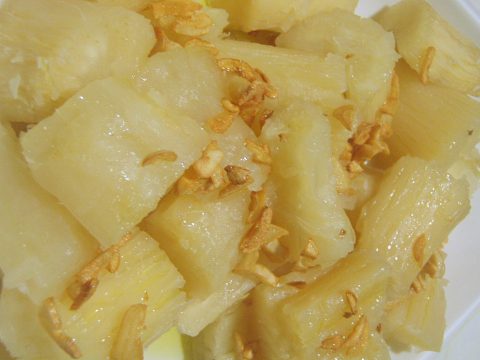 Yuca con mojo