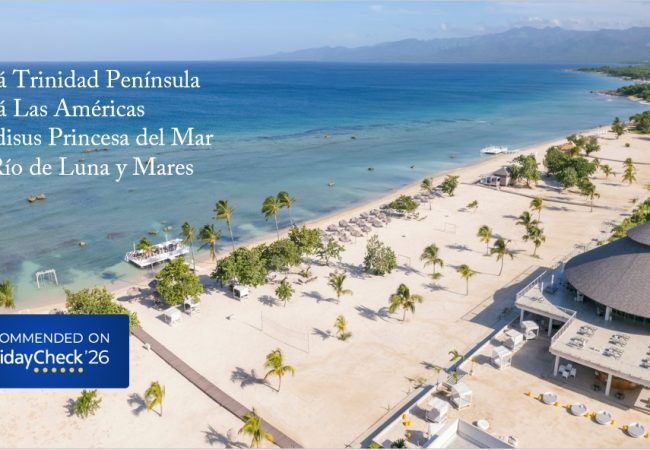 Cuatro hoteles Meliá Cuba reciben premios de HolidayCheck